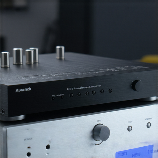 USB耳擴音器展示圖，耳機轉為擴音器的功能，強調其驚人音質潛力，背景有維修工具，顯示專業維修服務。適合音樂愛好者和專業人士的選擇。