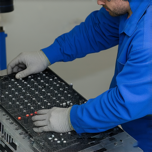 掌握入門擴音器的秘密，展示專業維修服務，提升音質體驗的圖片，顯示技術人員檢查擴音器，提升音質，吸引需要維修服務的使用者注意。