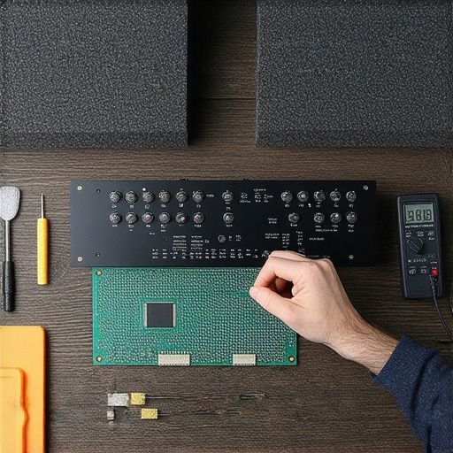 南韓音響擴音器故障維修過程，展示修復工具與步驟，協助檢查及排除音質問題，確保系統恢復最佳音效，修復秘訣分享，提升使用體驗。