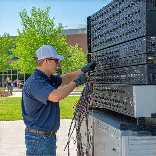 校園擴音器檢修服務，專業技術團隊檢查設備，確保每個聲音清晰響亮，提升校園活動音效，讓學校溝通更加順暢，解決擴音器故障問題。