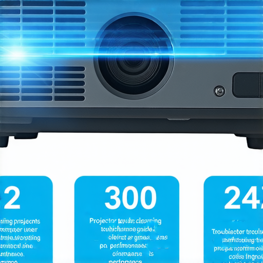 投影機故障診斷與維修專題圖片，展示最佳使用方法與維修秘訣，幫助用戶重現清晰畫面，提升影像品質的實用技巧。