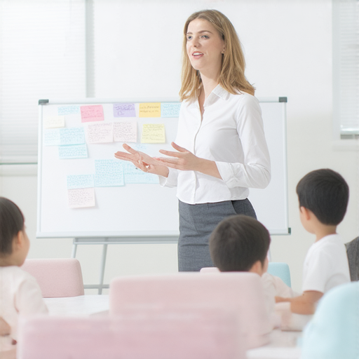 一位外籍英文老師與學生進行一對一教學，專注於專屬課程設計，滿足學生需求，創造互動學習的氛圍，提升英文能力的有效方式。