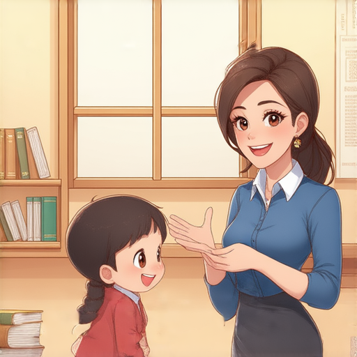 外籍老師一對一教學的場景，學生與外籍老師熱烈互動，表現出自信溝通的氛圍，展現學習英文的潛力與魅力。