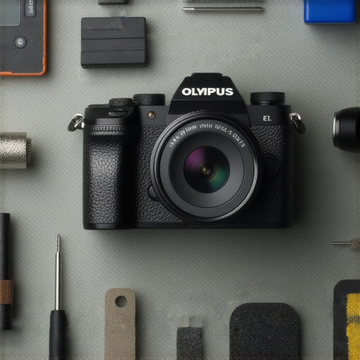 探索Olympus E-PL7相機隱藏潛力的圖片，展示專業維修服務的流程，包括技術員專注修理相機，強調保障相機性能和延長使用壽命。