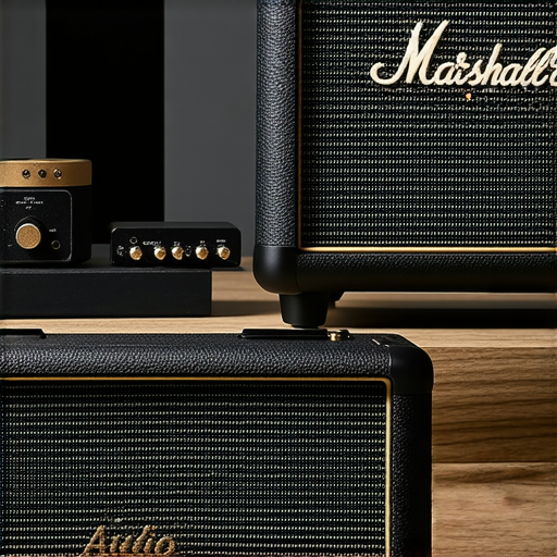 無線音響的終極秘密，Marshall佳音的專業維修服務介紹，展示Marshall音響的優雅設計與音質，強調專業維修技術與客戶滿意度。