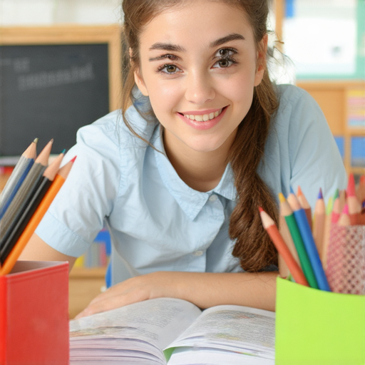 外籍老師一對一教學的學生，專心學習英文，背景有教學道具，展現流利英文學習的樂趣，立即體驗優質教學，提升語言能力，讓語言學習更有效。