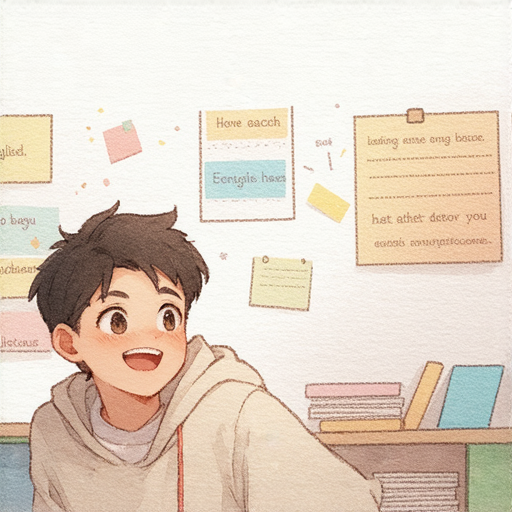 與外籍老師進行一對一英語課程的學習情境，學生專注互動，提升英語潛力，學習過程生動有趣，展現英語學習的美味可口感。