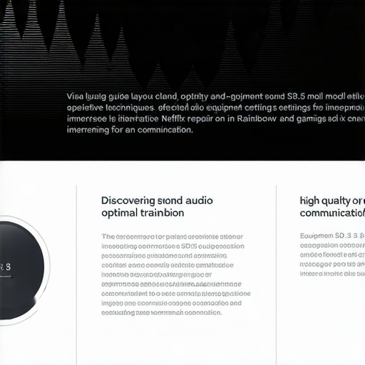 發現最佳音效設定的視覺指導，展示Netflix與Rainbow Six的音效優化技巧，同時探討設備維修需求，提升用戶觀看和遊玩體驗的關鍵資訊。