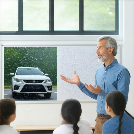 揭開汽車玻璃與水的英文秘密，外籍老師一對一教學，提升英語學習效果，輕鬆掌握專業詞彙，立即預約，讓學習變得更有趣，探索汽車和水的關聯。