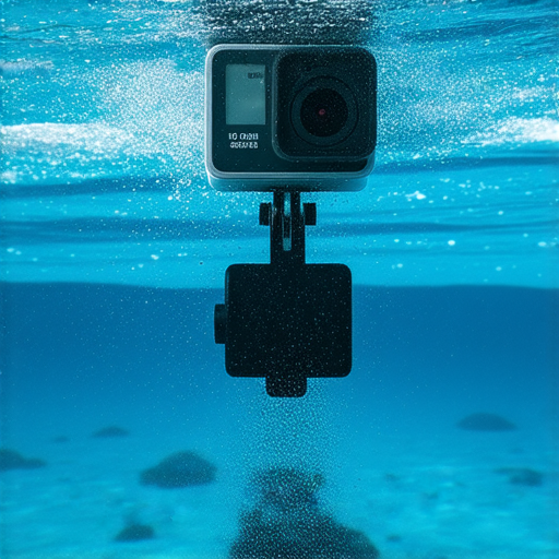 運動相機防水維修專業服務，展示各類防水運動相機在水下拍攝的效果，強調我們提供的高品質維修和保養服務，確保設備正常運作。