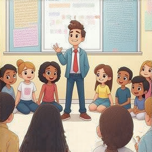 外籍老師在課堂上教學生穿耳洞的背後故事，學生們聚精會神地聆聽，展現自信，討論如何表達自己的個性。