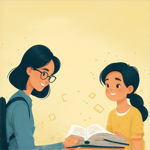 外籍英文老師與學生進行一對一教學，專注提升學生英語能力，老師使用互動方式，營造輕鬆學習氛圍，教師及學生面帶微笑，增進學習效果。