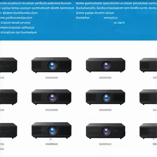 家用投影儀選擇指南，展示不同型號和品牌，搭配專業維修服務的相關資訊，適合對家用投影儀有興趣的消費者，幫助他們做出最佳選擇。