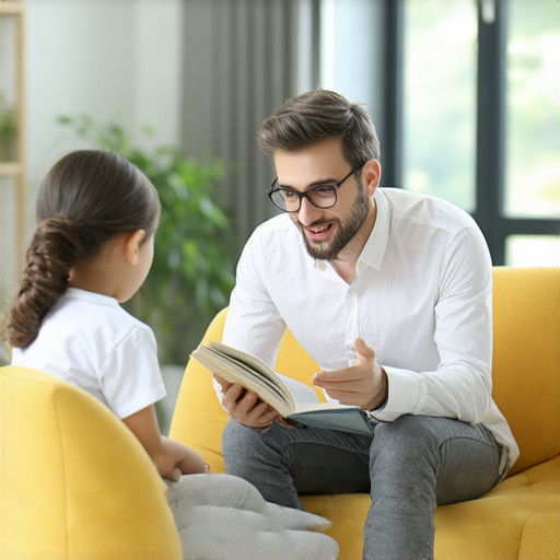 專業外籍老師一對一教學場景，學生與老師互動學習，環境明亮舒適，展現流利英語的學習魅力，啟發英語潛力，提升語言能力。