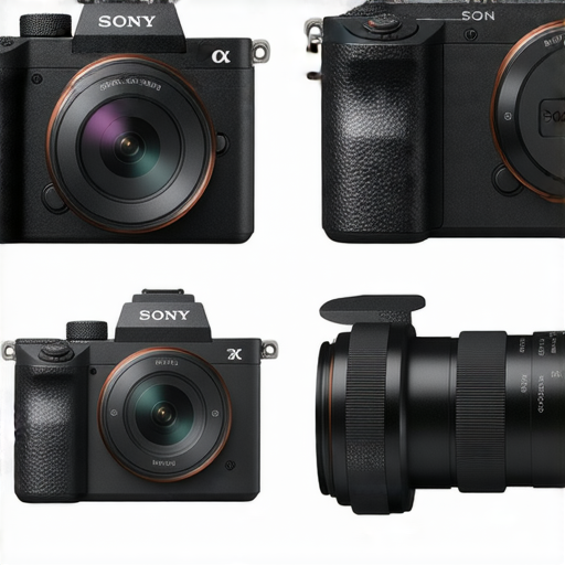 Sony相機性能比較圖，展示不同型號的拍攝效果及功能，並介紹完美拍攝秘訣和專業維修服務，幫助用戶選擇最佳相機選擇。