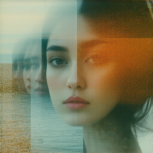 多重曝光效果展示，搭配Sony相機拍攝的驚人影像，強調攝影技術的創意和魅力，並介紹我們專業的維修服務，讓您輕鬆捕捉美好瞬間。