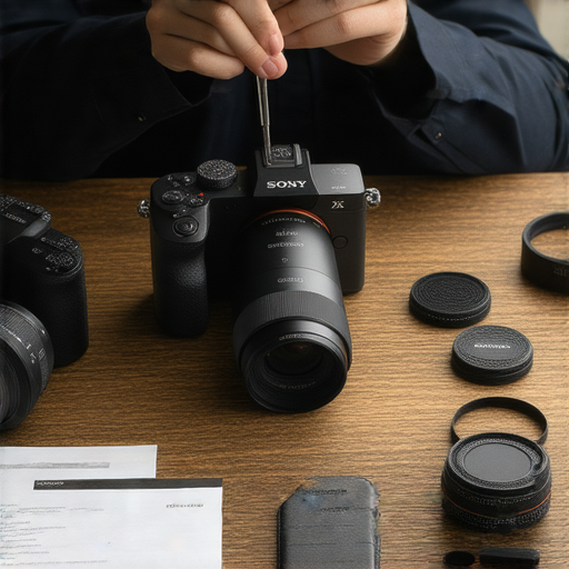 探索Sony相機的神秘世界，專業維修服務員正專注於修復相機，讓您的相機重現精彩，提升拍攝體驗，立即了解更多相機維修資訊。