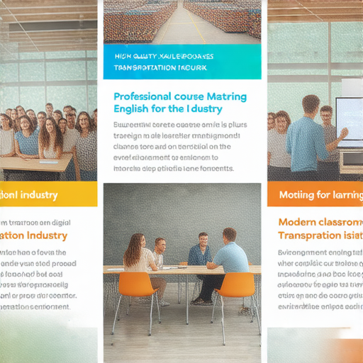 破解運輸業英文秘訣的專業課程，外籍老師一對一教學，幫助學員快速提升運輸領域的英語能力，適合各種背景的學習者，現場互動熱烈。