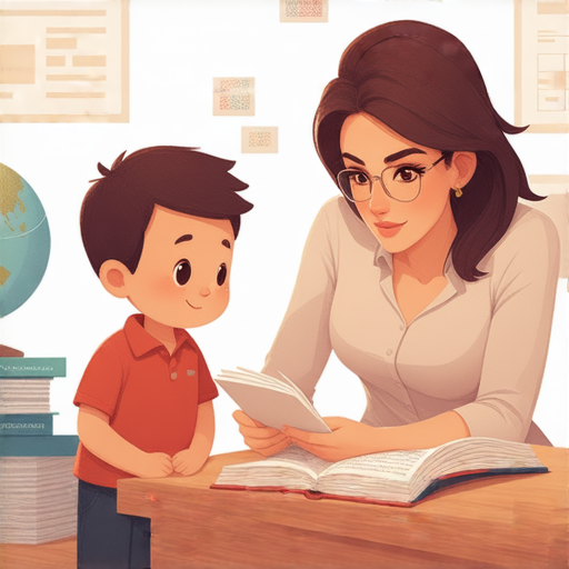 一位外籍老師與學生進行一對一英語教學，老師專注指導，學生專心聆聽，背景有英語學習相關的道具，彰顯流利說英語的教學氛圍，立即預約開啟英語之旅。