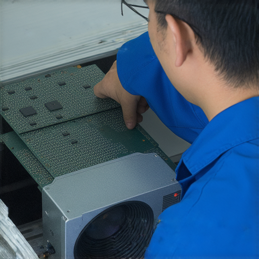 投影機維修專業技術人員在深水埗進行故障檢測，專注解決問題，為客戶提供優質服務，讓視覺體驗恢復最佳狀態，展現專業維修品質。