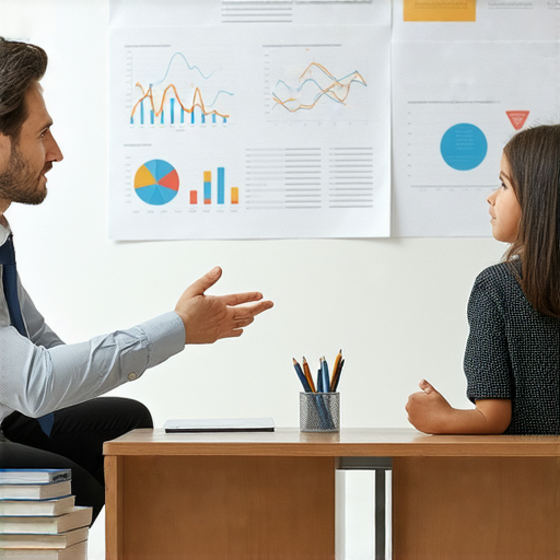 一對一外籍老師指導學生學習辯論技巧，畫面展示互動教學場景，學生積極參與，提升英語表達能力，探索辯論的新境界，背景顯示教學相關資源。