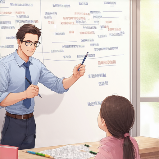 外籍英文老師進行一對一教學，學員專注聆聽，筆記中英文單字，強調英語學習氛圍，讓學生快速提升語言能力，立即體驗外籍老師教學的效果。