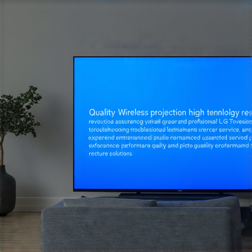 無線投影技術革命展示LG電視故障解決方案，專業維修服務視覺化，讓您了解如何解決電視問題，提升使用體驗，保證畫質及性能恢復。