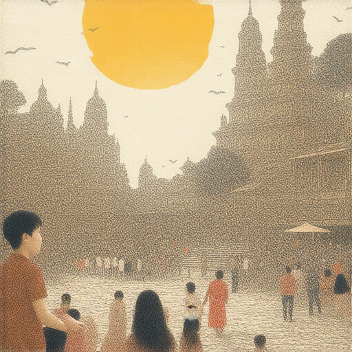 探索深度旅行的奧秘，學生與外籍老師互動，提升英文溝通能力，背景展示各國文化及旅行目的地，充滿學習氛圍及熱情。