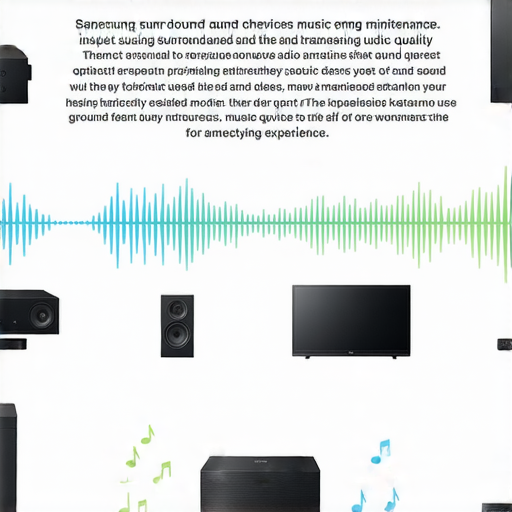 Samsung環繞音效檢查與維修的資訊圖，展示如何重拾最佳音質，鼓勵用戶檢查音響設備，以確保音效發揮最佳效果，享受驚豔的音樂體驗。