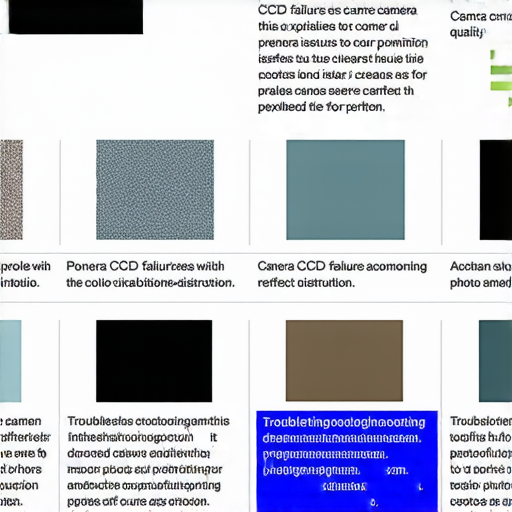 相機CCD故障的示意圖，展示了常見問題及修復技巧，幫助攝影愛好者提升拍攝體驗，強調如何解決CCD相關問題，讓照片更清晰完美。