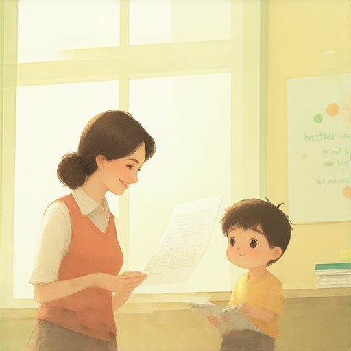 一名外籍教師正與學生進行一對一的英文教學，課堂氣氛輕鬆愉快，學生專注學習，標語祝您健康，傳遞邁向更美好生活的理念。