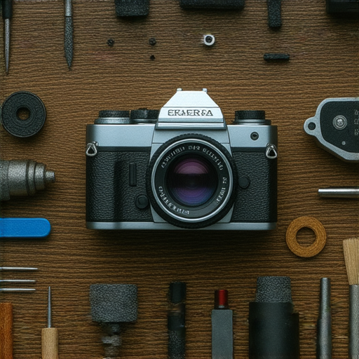 舊相機在專業維修服務下焕然一新，展示了修復過程中的精細技術和專業設備，讓每個攝影愛好者都能重拾珍貴回憶，享受相機的神奇重生。