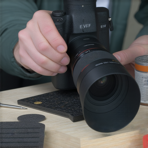 揭開EVF相機的秘密，專業維修服務幫助用戶恢復影像品質，展示技術人員在維修EVF相機的過程，專注於細節，確保每一張照片完美無瑕。