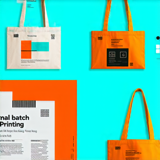 香港小批量印刷的多樣產品展示，包括精美的名片、海報和手提袋，展現創意的無限可能，吸引客戶對獨特設計的注意，激發靈感並促進品牌推廣。