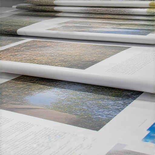 印刷設備工作場景，專業人員檢查印刷質量，展示出版物的多樣設計和顏色，強調如何讓出版物在印刷世界中脫穎而出，吸引讀者注意。