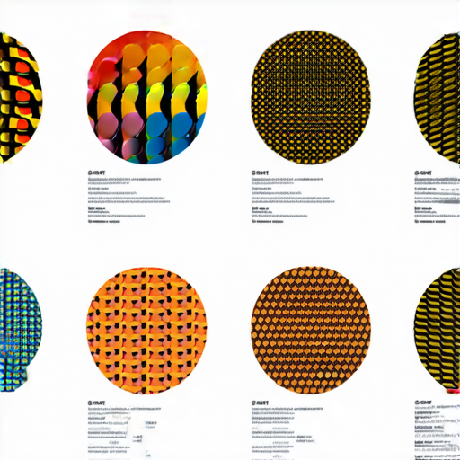 探索創意印刷的圖片展示了多種設計作品，包括圓形貼紙和單張海報，色彩鮮豔，圖案獨特，展現了印刷設計的魅力與創意，讓設計作品更具吸引力和個性化。