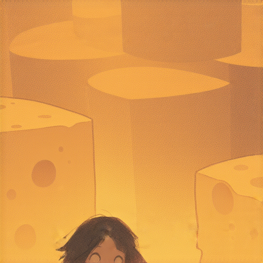 探索誰搬走了我的芝士的圖片，展示主角困惑的表情，背景中隱約可見搬運過程的證據，揭開未曾發現的秘密，呈現芝士移動的真相。