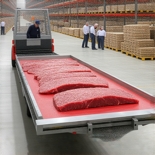 搬運生肉的新型省力裝置，結合社會企業的成功案例，展現創新科技如何改善運輸效率，提升安全性，讓生肉搬運不再困難。