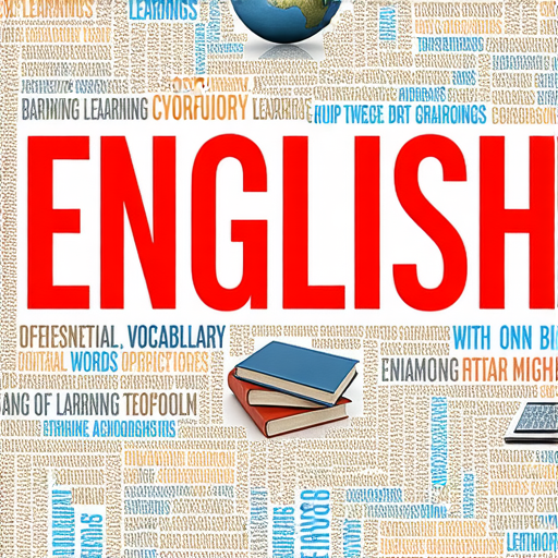 揭開英文學習的神秘面紗的圖片，展現30個關鍵單字，幫助學習者快速提升英語能力，突顯學習熱情，吸引人探索更多英文學習技巧，促進英語學習的興趣與效果。