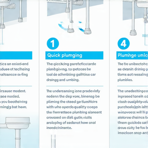 水管疏通技巧示意圖，展示五個快速有效的水管疏通方法，輕鬆解決排水困擾，讓生活更便捷，適合家庭常備的維修策略，提升居家生活品質。