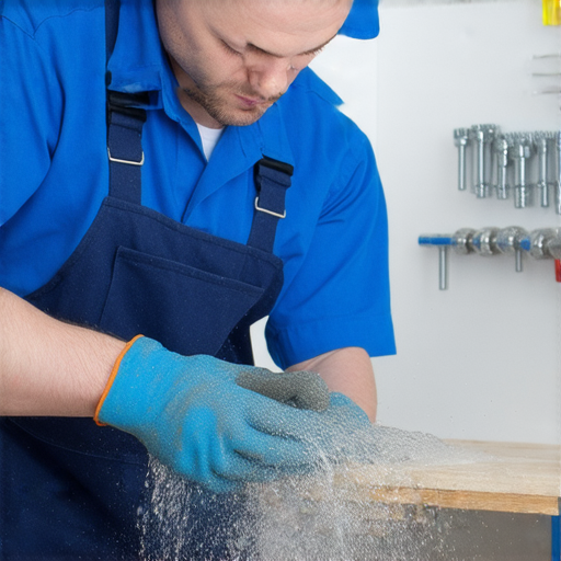 破解水管問題的秘密，顯示一位專業水管工正在使用簡單技巧解決水管漏水，背景有各種水管工具及設備，強調有效的水管維修方法。