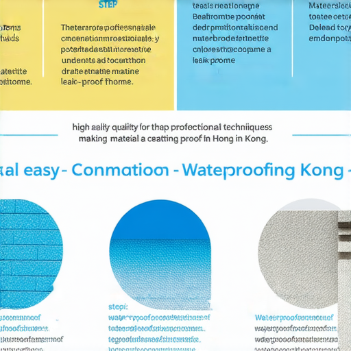 防水秘籍教學圖片，展示在香港如何打造無漏水家居的技巧與方法，包括防水材料、施工步驟及實用小貼士，適合家居修繕及提升居住品質。