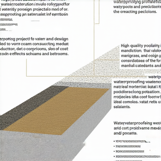 天台和浴室防水工程相關圖片，展示不同防水材料和施工過程，強調防水工程的費用和選擇，幫助使用者了解防水的重要性和方法。