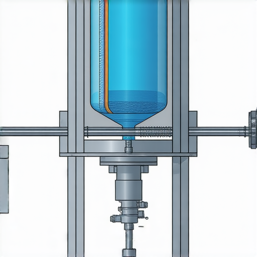 揭示水箱的秘密，簡單力學原理提升吉博力三倍的示意圖，展示水箱內部結構及其運作方式，強調力學作用與效率提升的重要性。