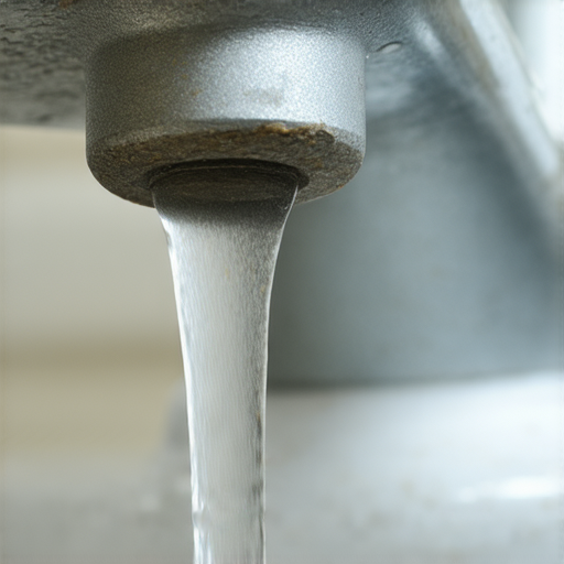 水龍頭水壓過大或過小的情況，展示水漬與水芯的特寫照片，顯示水垢如何影響水流，解釋水龍頭的維護技巧，提升居家用水品質。