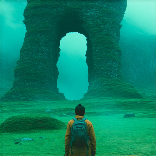 探索神秘面紗下的驚人秘訣，圖片展示一位探險者站在神秘景點前，四周環繞著奇幻景觀，吸引人立即點擊了解更多未被發現的秘訣。