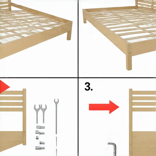 拆卸床架的步驟教學圖片，展示省錢、省時的完美攻略，包含所需工具、拆卸過程和注意事項，讓讀者輕鬆學會如何安全有效地進行床架拆解。