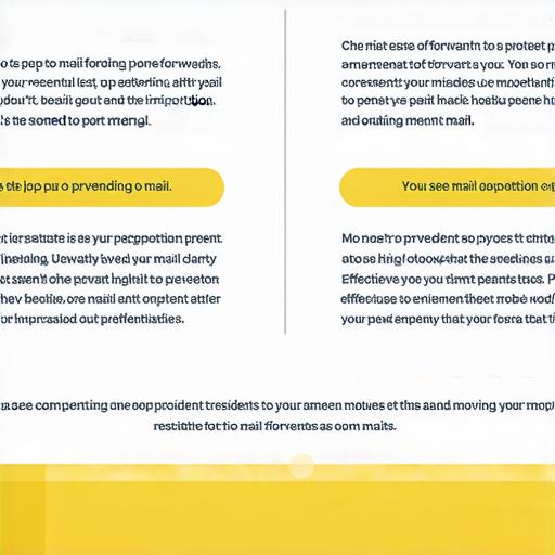 搬家後郵件轉寄技巧示意圖，展示如何輕鬆設置郵件轉寄，避免郵件丟失，確保重要信件及時送達，適合新搬家的居民使用。