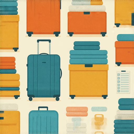 搬屋時的包裝技巧，展示行李如何巧妙打包，包含多種收納工具與方法，讓你輕鬆整理物品，提升搬家效率，展現搬家打包新技能。