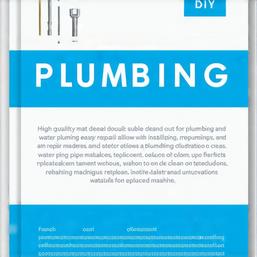 告別漏水煩惱的手冊封面，展示水管更換技巧與洗衣機管道安裝方法，圖中包含工具、材料及步驟，便於讀者輕鬆實現DIY水管安裝與維修。